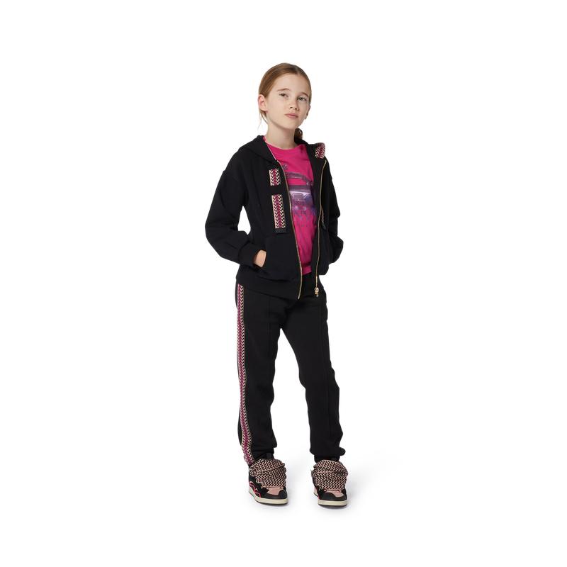 Sweatjacke mit Flechtdetails LANVIN 
                        GIRL