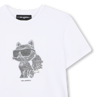 Kurz&auml;rmeliges t-shirt KARL LAGERFELD KIDS 
                    GIRL