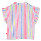 Gestreiftes hemd mit r&uuml;schen&auml;rmeln BILLIEBLUSH 
                    GIRL