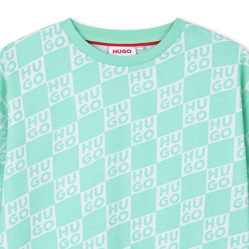 KURZ&Auml;RMELIGES T-SHIRT HUGO 
                        BOY