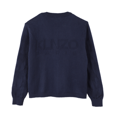 Unifarbiger Cardigan KENZO KIDS M&Auml;DCHEN