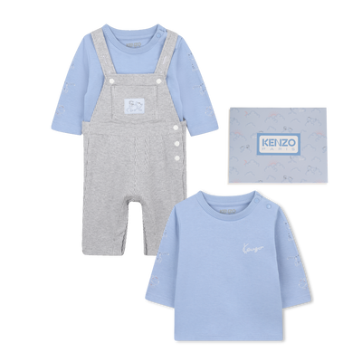 Set aus T-Shirt + Overall KENZO KIDS BOY