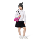 Handtasche aus zerknittertem Textil KARL LAGERFELD KIDS 
                    GIRL
