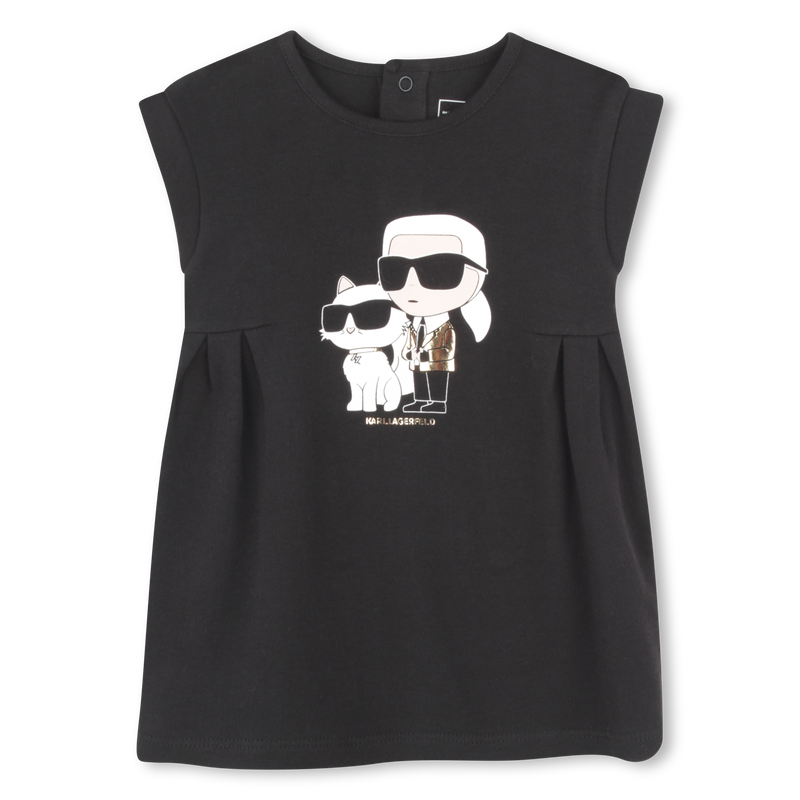 Ausgestelltes Kleid mit Grafik KARL LAGERFELD KIDS 
                        GIRL
