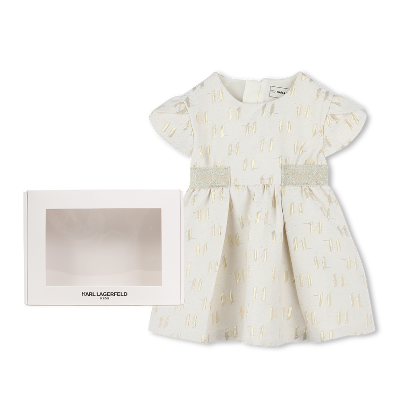 Festliches Jacquard-Kleid KARL LAGERFELD KIDS 
                        GIRL