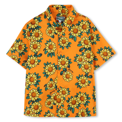 Hemd aus Baumwollsatin KENZO KIDS BOY