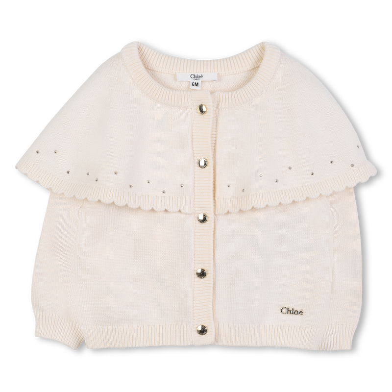 Cardigan aus Strick mit Umhang CHLOE 
                        GIRL