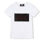 T-Shirt mit Wendepailletten KARL LAGERFELD KIDS 
                    GIRL