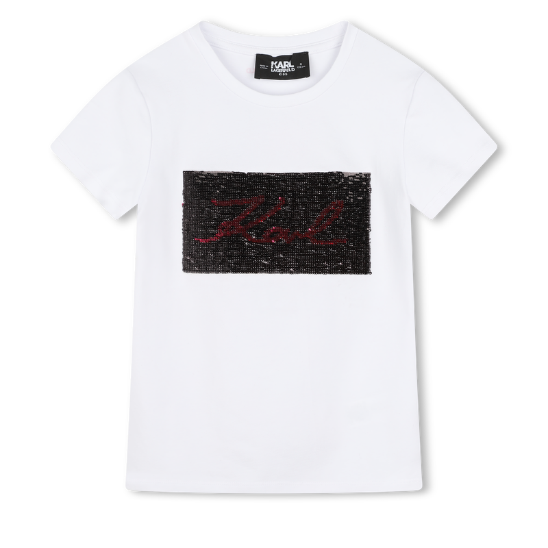 T-Shirt mit Wendepailletten KARL LAGERFELD KIDS 
                        GIRL