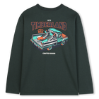 Lang&auml;rmeliges T-Shirt aus Jersey TIMBERLAND 
                    BOY