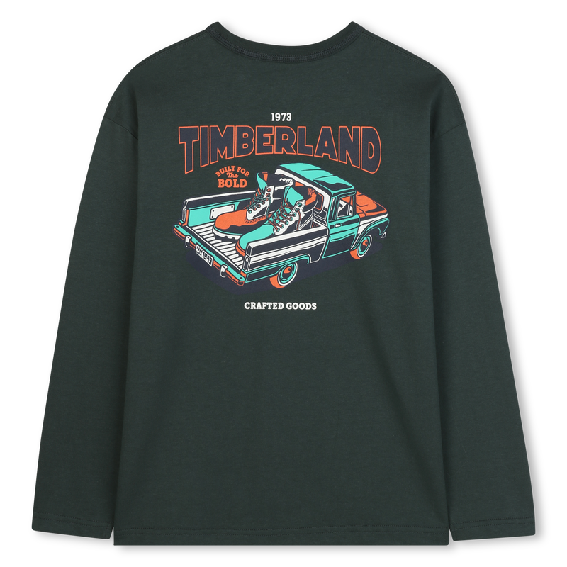 Lang&auml;rmeliges T-Shirt aus Jersey TIMBERLAND 
                        BOY