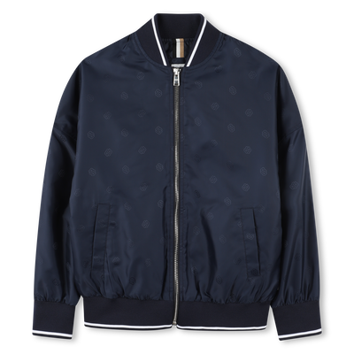 Rei&szlig;verschlussjacke mit Muster BOSS BOY