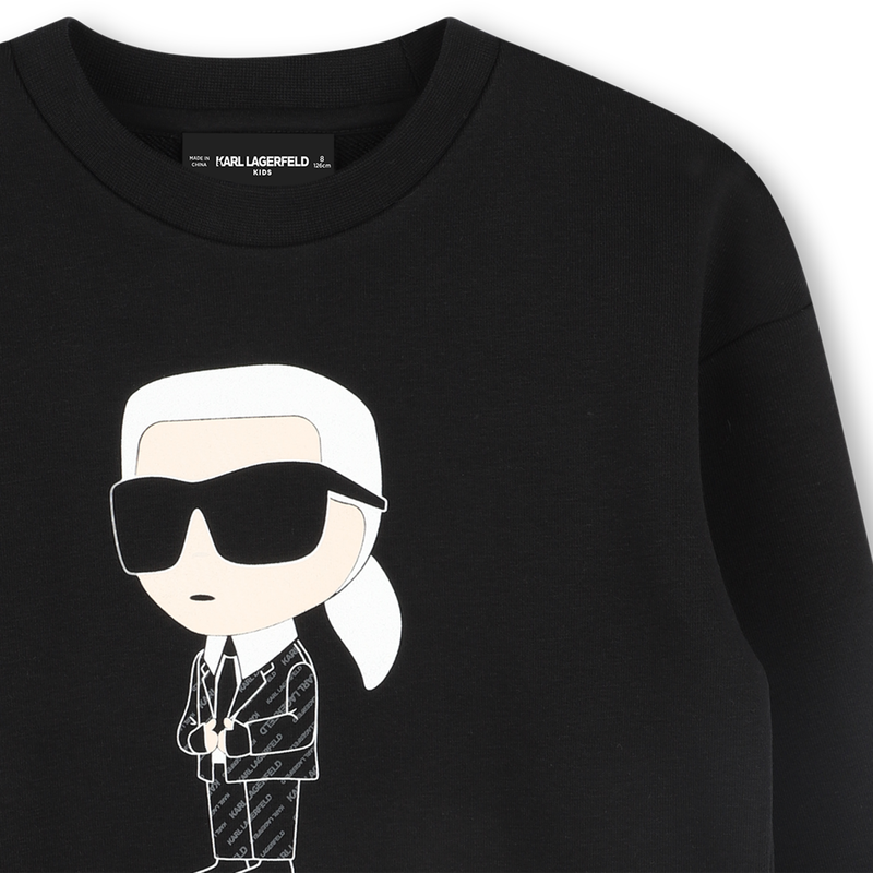 Sweatshirt mit logomotiv KARL LAGERFELD KIDS 
                        BOY