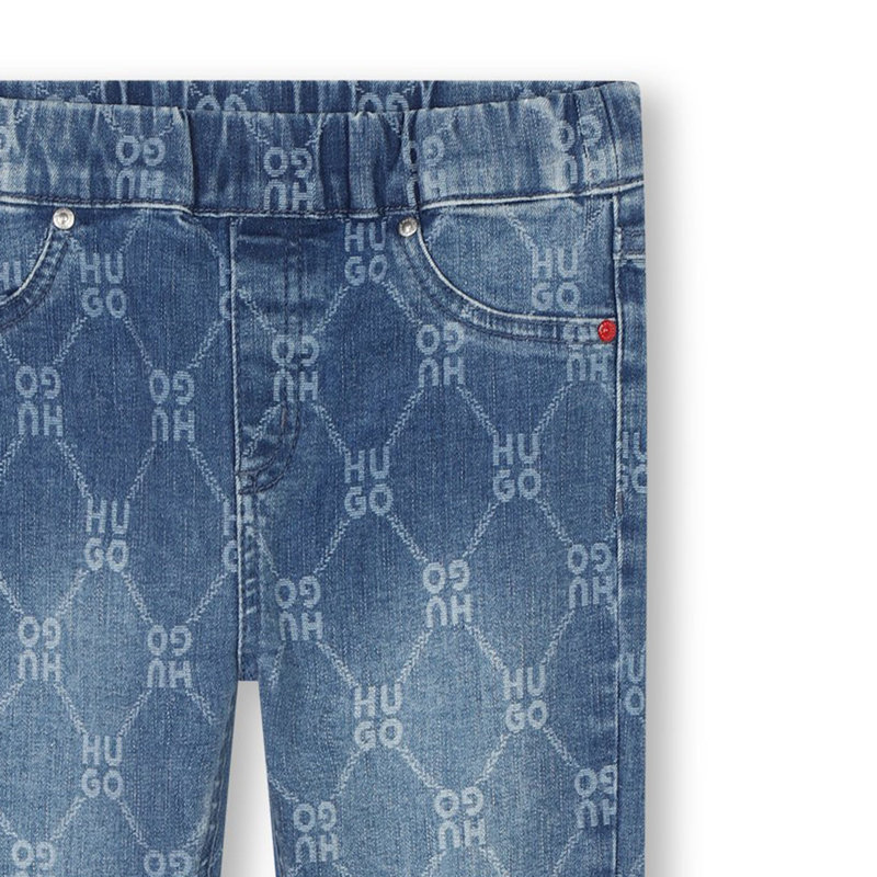 Enge Jeans mit Druck HUGO 
                        GIRL