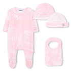 Set aus Pyjama, L&auml;tzchen und M&uuml;tze BOSS 
                    GIRL