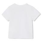 T-Shirt mit gl&auml;nzendem Druck BOSS 
                    GIRL