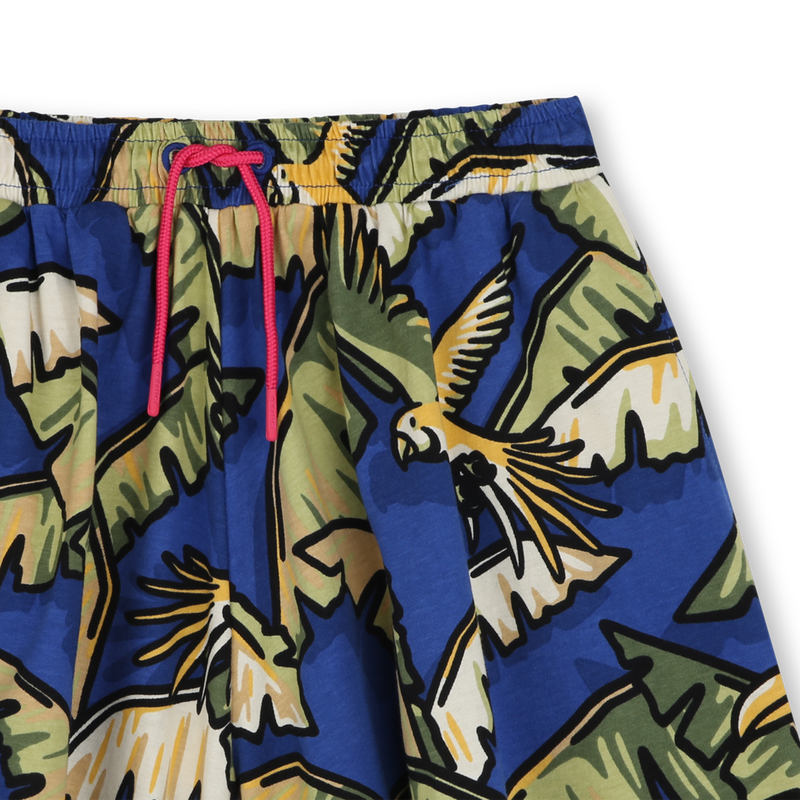 Gemusterte Baumwoll-Shorts KENZO KIDS 
                        GIRL