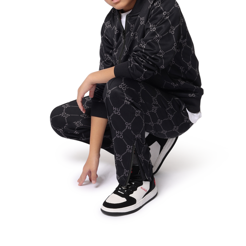 Sweatjacke aus Molton HUGO 
                        BOY