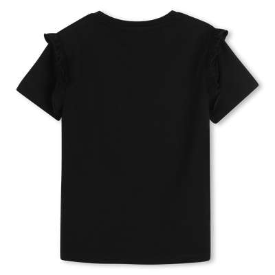 T-Shirt mit kurzen &Auml;rmeln KARL LAGERFELD KIDS GIRL