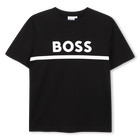 Kurz&auml;rmeliges t-shirt, SCHWARZ, hi-res