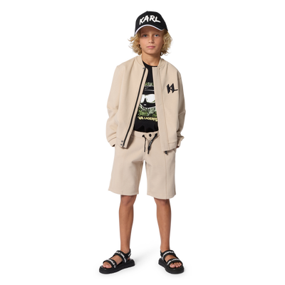 KURZ&Auml;RMELIGES T-SHIRT KARL LAGERFELD KIDS BOY