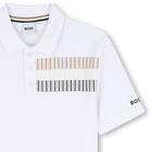 Gerades Poloshirt mit Streifen BOSS 
                    BOY