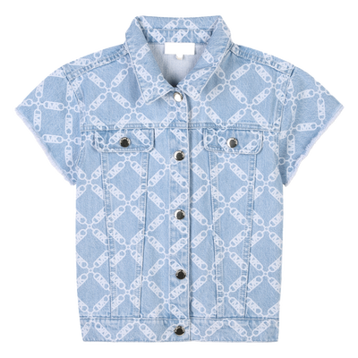 Kurz&auml;rmelige Jeansjacke MICHAEL KORS GIRL