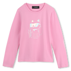 Langarmshirt KARL LAGERFELD KIDS 
                    M&Auml;DCHEN