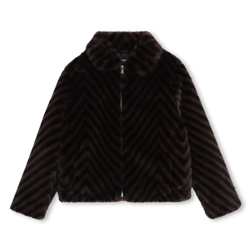 Flauschige Fleecejacke LANVIN 
                        M&Auml;DCHEN