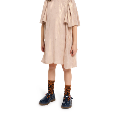 Lam&eacute;-Kleid mit Muster KENZO KIDS GIRL