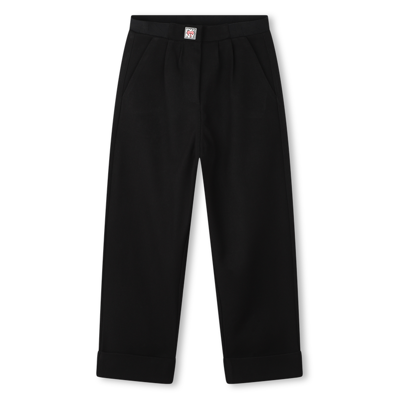 Pleated Roll-Up Trousers