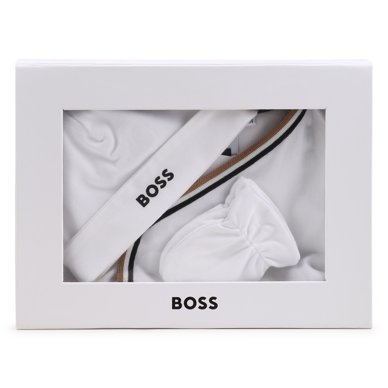 PYJAMA + BODY + BEANIE + F&Auml;USTLINGE SET BOSS 
                        BOY