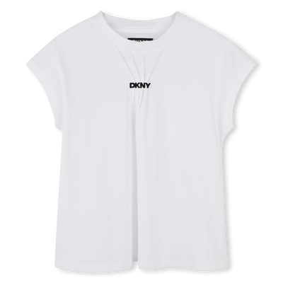 Flie&szlig;endes Baumwoll-T-Shirt DKNY GIRL