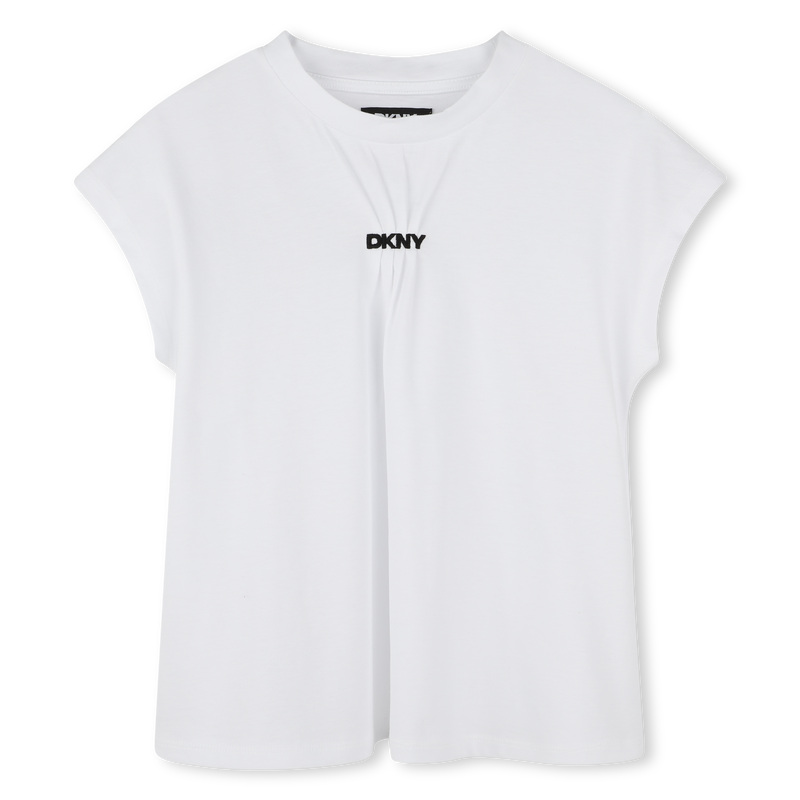 Flie&szlig;endes Baumwoll-T-Shirt DKNY 
                        GIRL