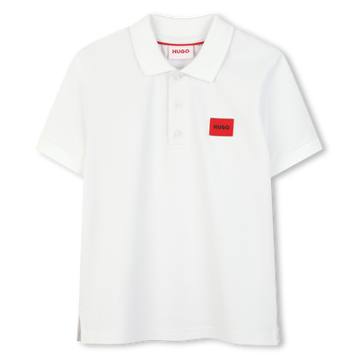 KURZ&Auml;RMELIGES POLOSHIRT HUGO BOY