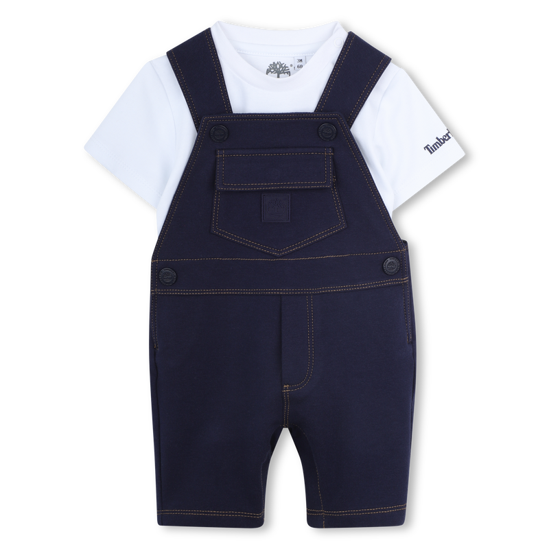 OVERALL UND T-SHIRT-SET TIMBERLAND 
                        BOY