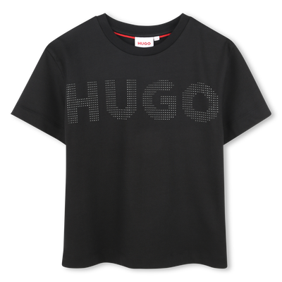 T-Shirt mit Nieten-Logo HUGO GIRL