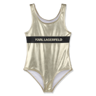 Badeanzug KARL LAGERFELD KIDS 
                    M&Auml;DCHEN