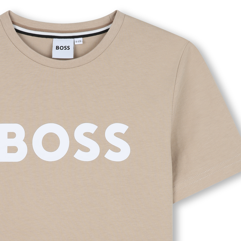 Kurz&auml;rmliges Baumwollshirt BOSS 
                        BOY