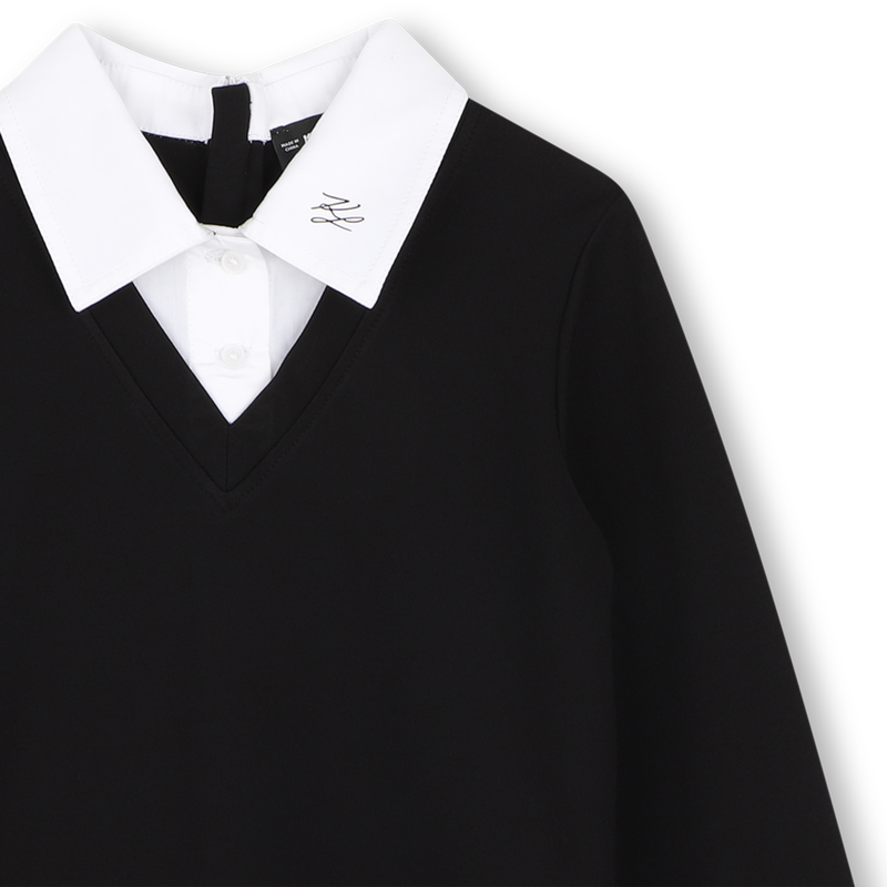 Langarmkleid KARL LAGERFELD KIDS 
                        GIRL