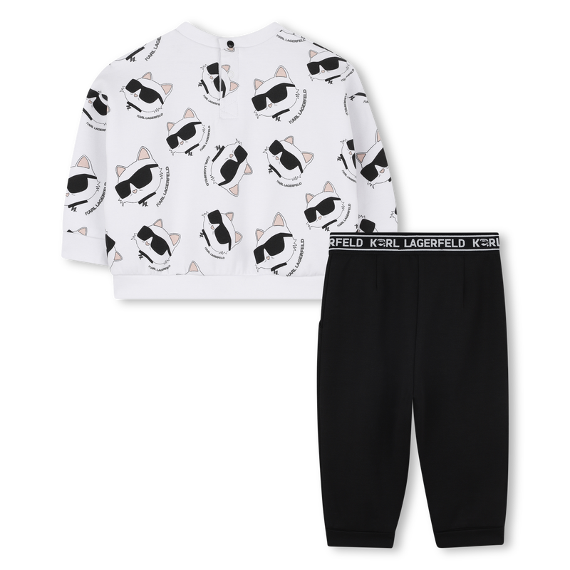 Set aus Sweatshirt und Hose KARL LAGERFELD KIDS 
                        GIRL