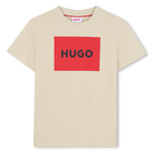 Kurzarm-T-Shirt aus Baumwolle HUGO 
                    BOY