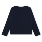 Langarm-T-Shirt aus Baumwolle MICHAEL KORS 
                    GIRL
