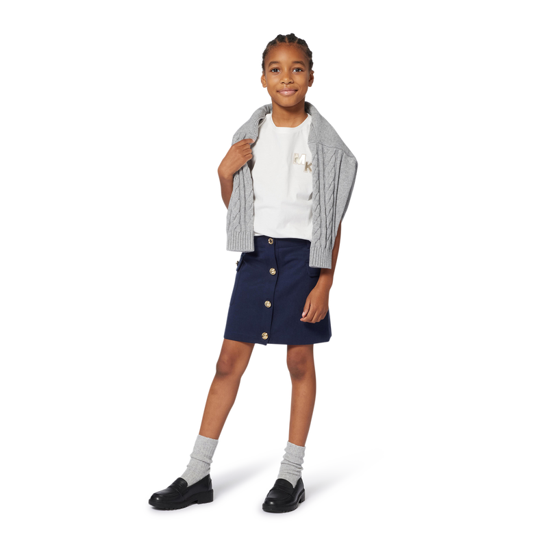 Kurzärmeliges T-Shirt aus Jersey MICHAEL KORS 
                        GIRL