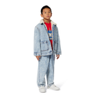 Sweatshirt aus ungeb&uuml;rstetem Fleece KENZO KIDS 
                    BOY
