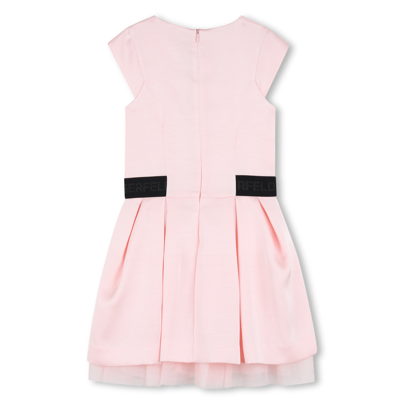 KLEID AUS SATIN KARL LAGERFELD KIDS 
                        GIRL