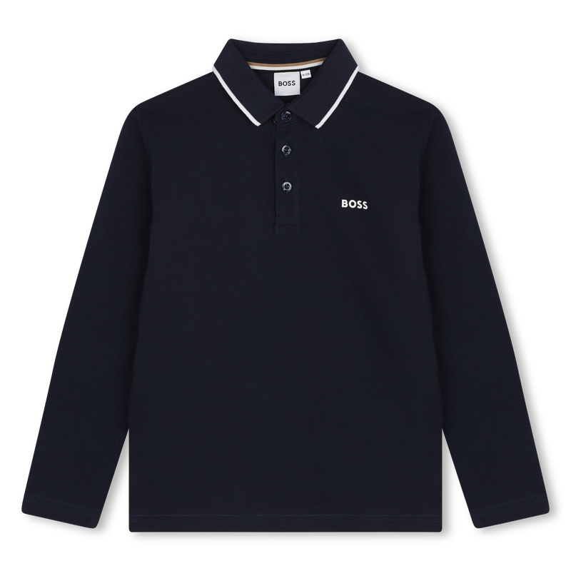 Langarm-Poloshirt BOSS 
                        BOY