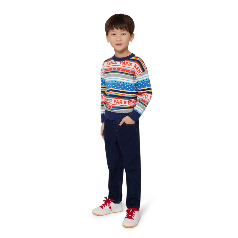 Strickpullover mit Muster KENZO KIDS 
                        BOY