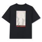 T-Shirt aus schwerem Baumwolljersey KARL LAGERFELD KIDS 
                    BOY