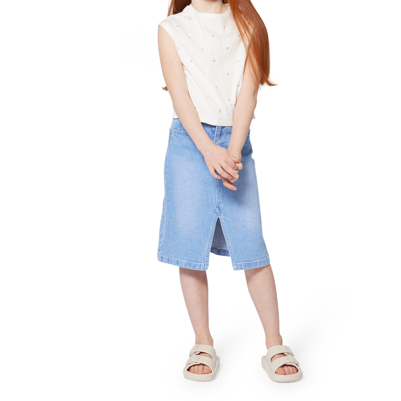 Halblanger Jeansrock MICHAEL KORS 
                        GIRL